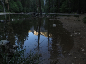 tips for hiking the john muir trail - pond reflection