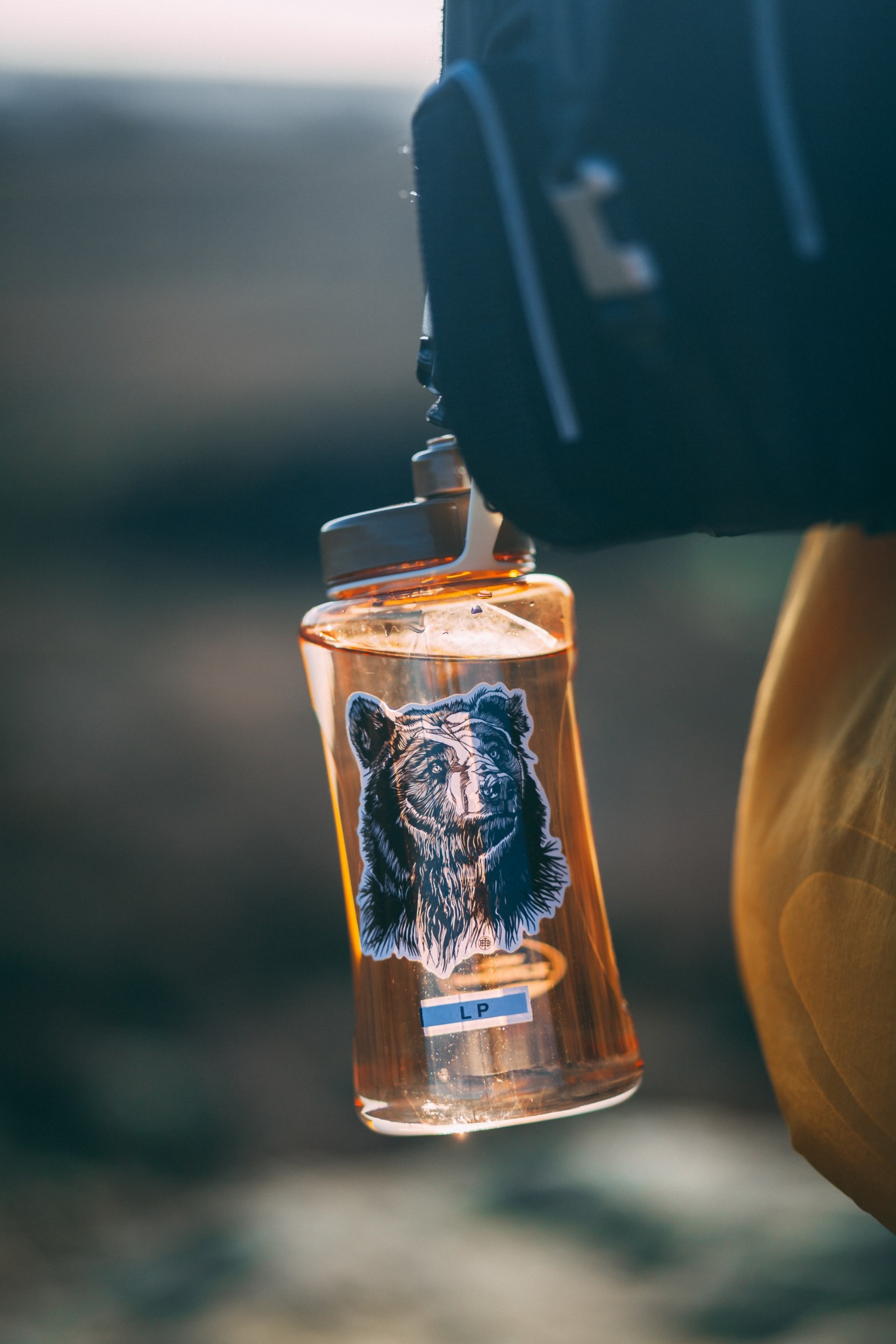 hiking trails in the grand canyon - water bottle