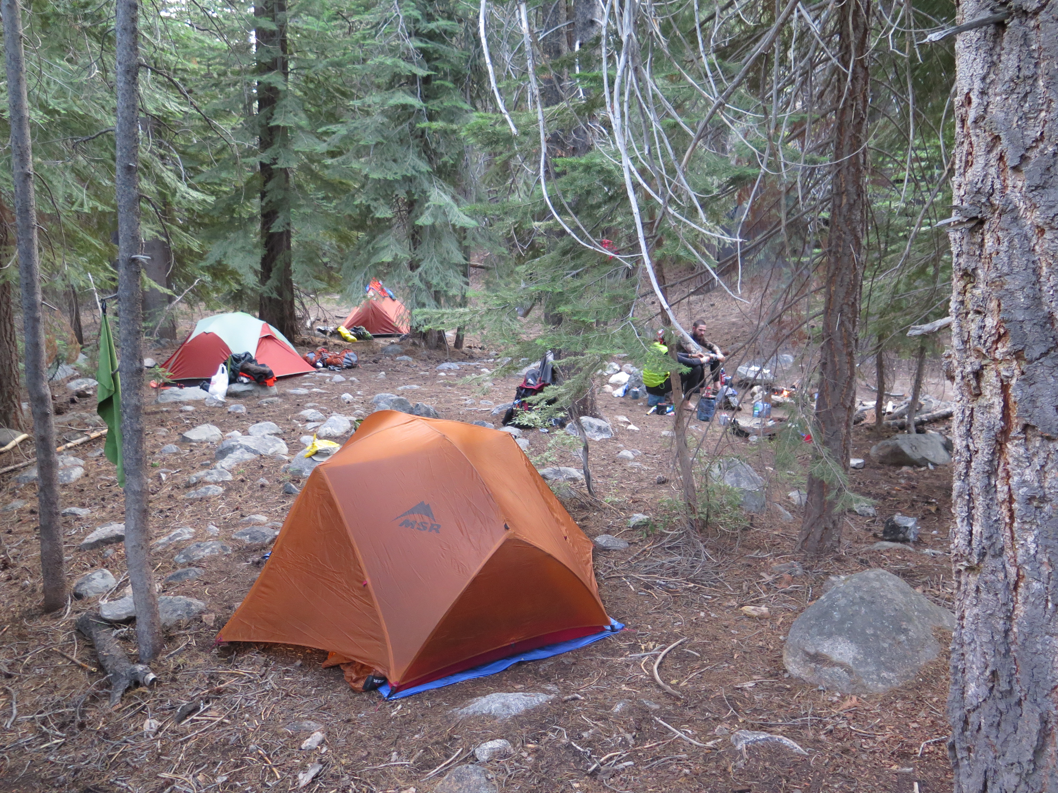 how to choose a campsite - camp 2