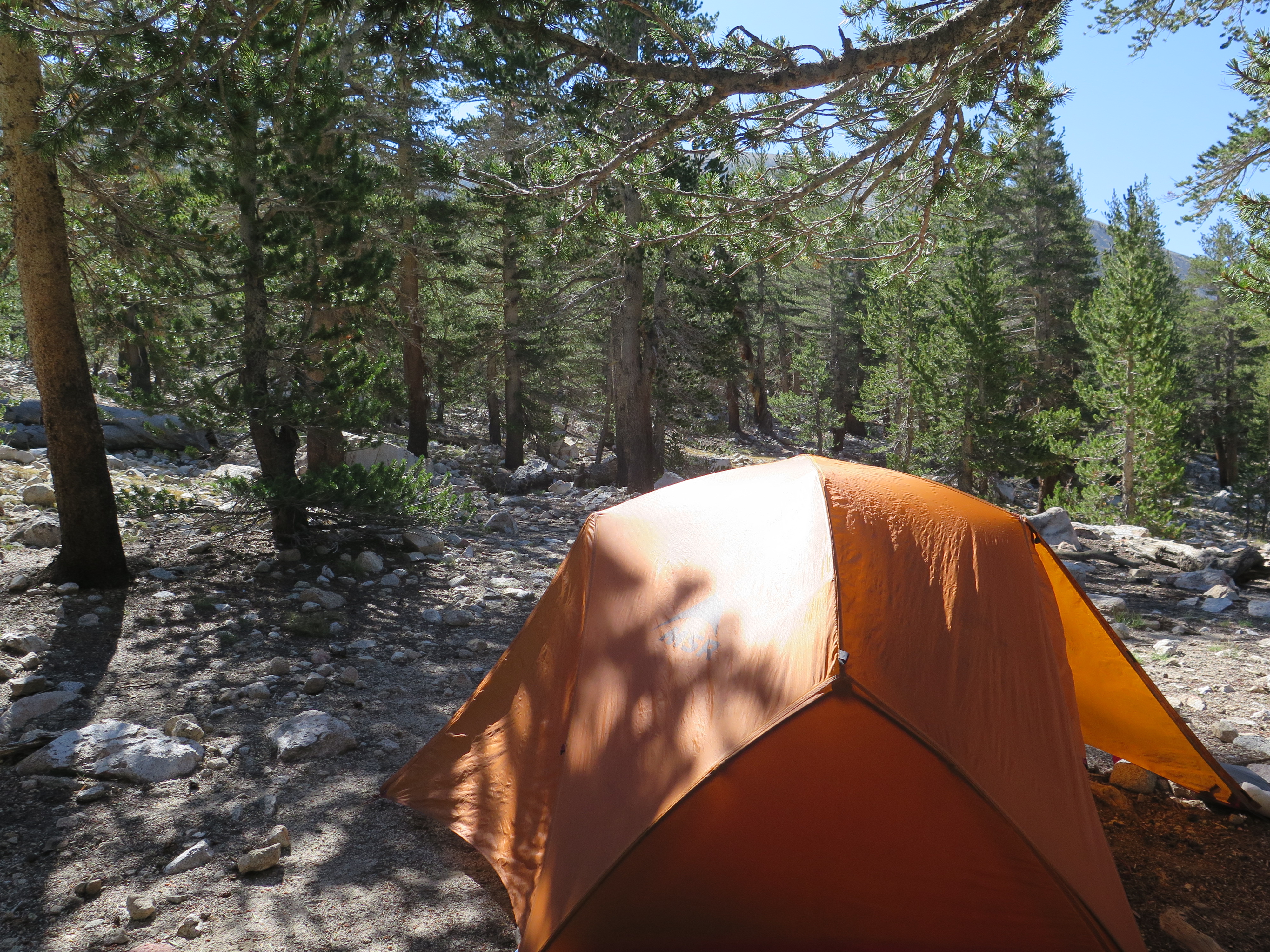 how to choose a campsite - camp 3