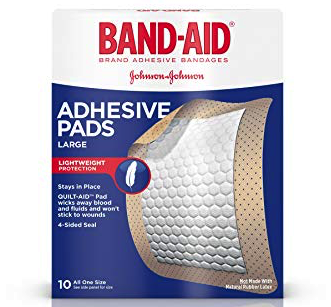 backpacking first aid kit list - bandages