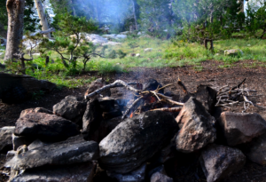 guide to responsible backpacking - fire impact