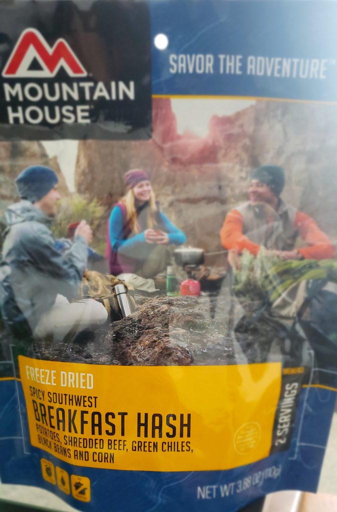 mountain house meal reviews - breakfast hash front