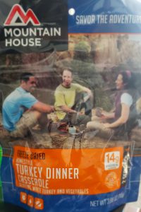 mountain house meal reviews - turkey dinner front
