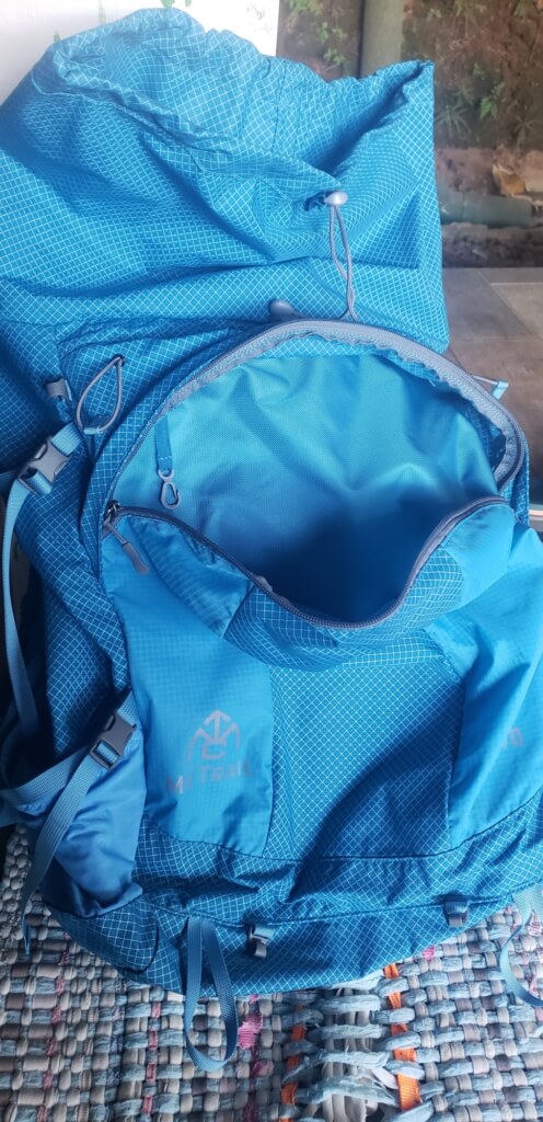 my trail company backpack light 70 - exterior pocket
