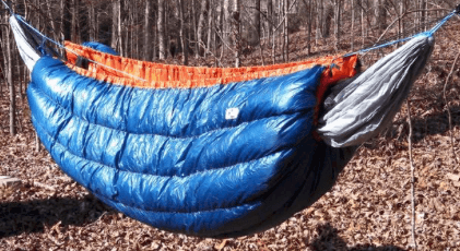 hammock camping gear list - underquilt