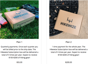 Best Monthly Subscription Boxes For Men - Hikewize Pricing