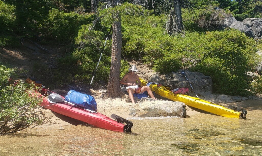 Kayaking Lake Tahoe - day two meeks bay to emerald bay