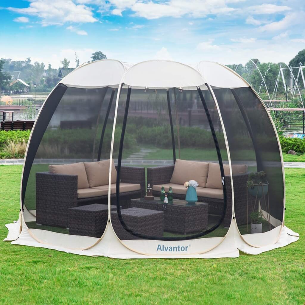 Backyard Camping Ideas For Kids - alvantor screen house