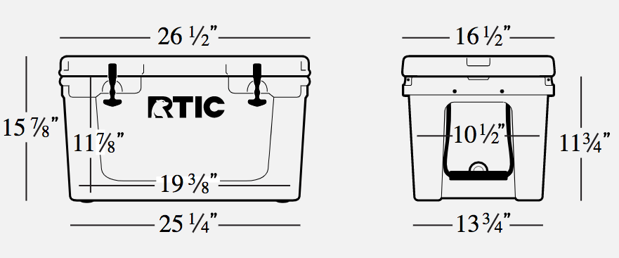 RTIC Cooler Sizing