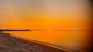 Sunset Over Lake Michigan from Sleeping Bear Dunes National Lakeshore