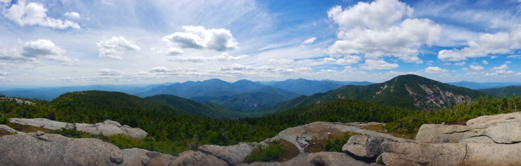 hiking upstate new york View from the Top of Giant Mountain in New York