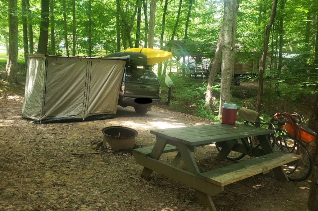 adventures in New England - campsites