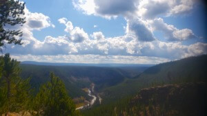 Gibbon River Valley in Yellowstone National Park