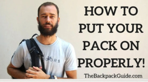 how to put your backpack on properly featured image
