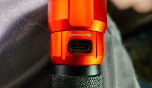 charge port blackfire rechargeable waterproof flashlight