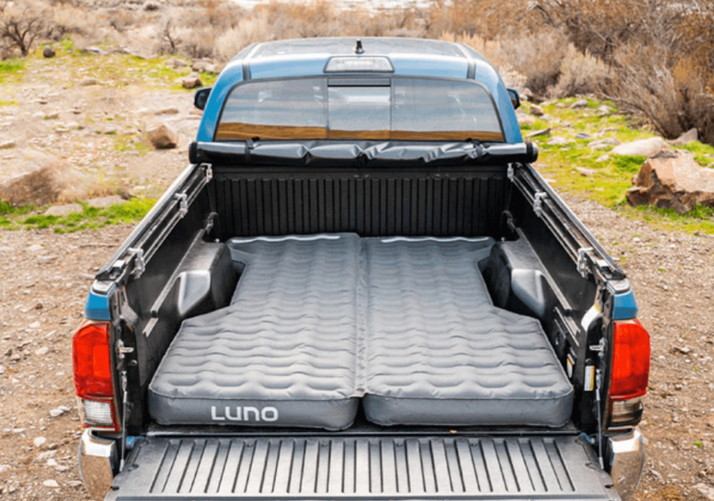 Pickup truck sleeping clearance bed