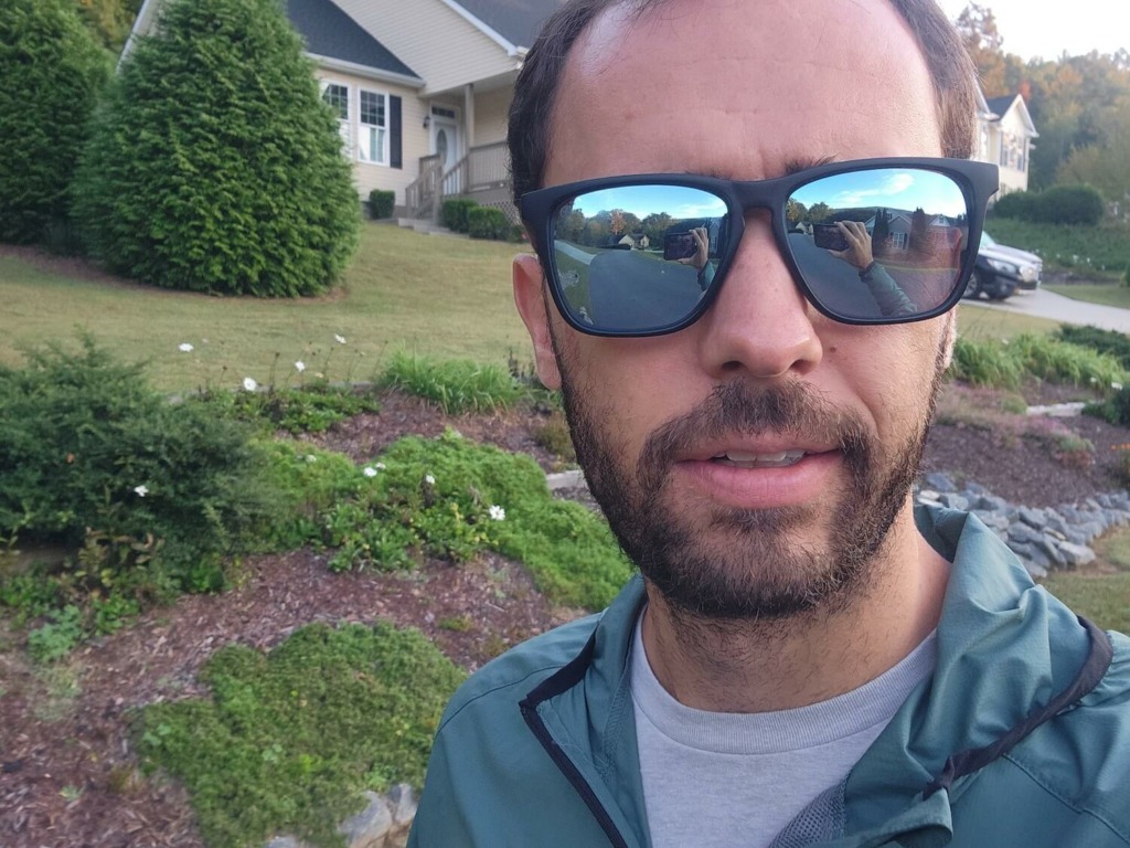 knockaround moonshot fast lanes sport sunglasses on running man