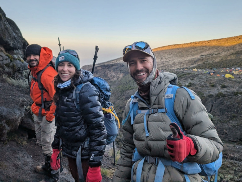 Vantage Alpine jacket review climbing Barranco Wall on Kilimanjaro