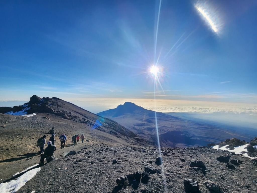 Sunrise on Kilimanjaro trip