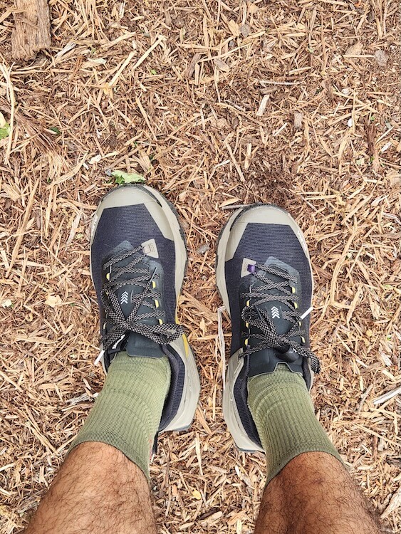 Pedroc 2 hiking shoes from top down